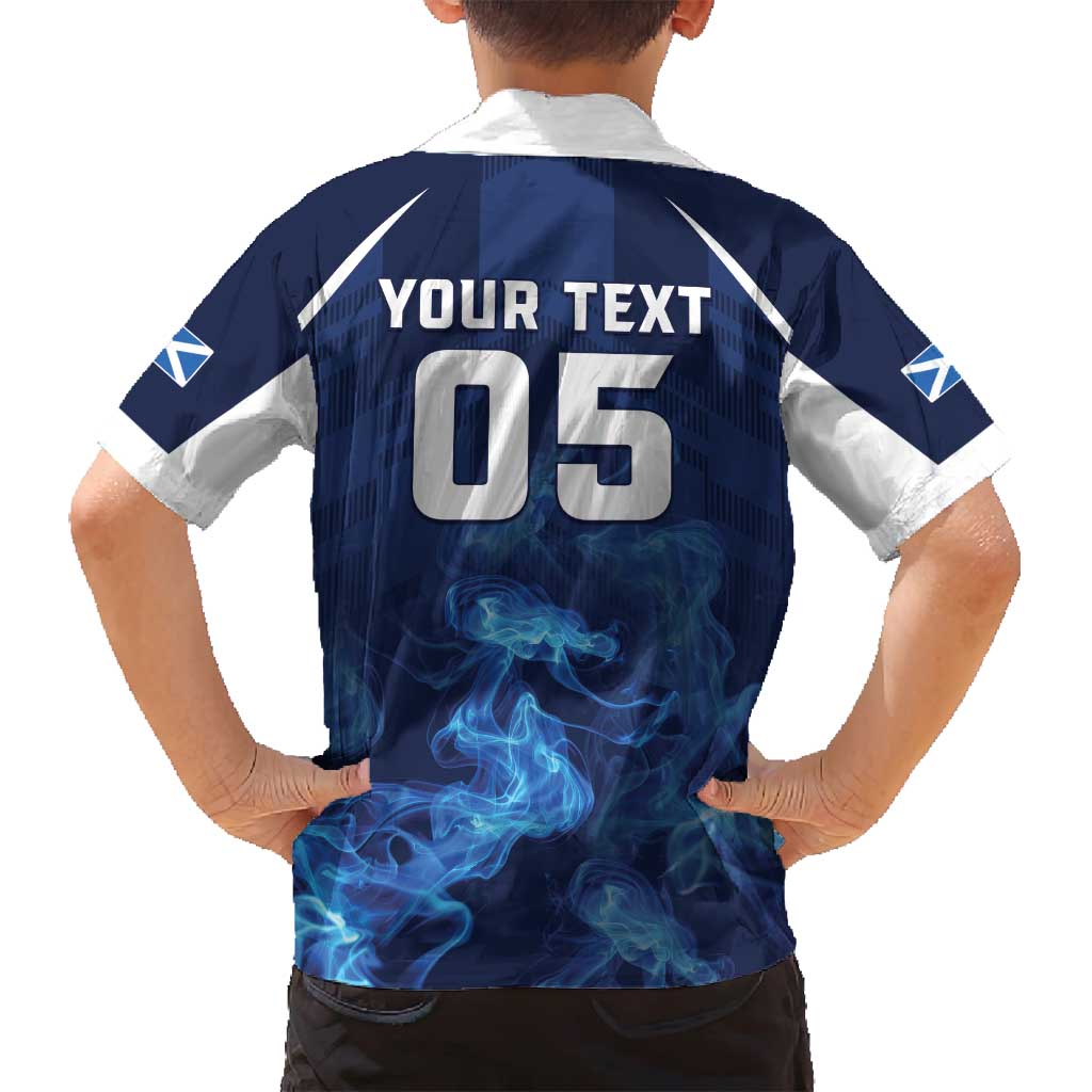 Scotland Rugby Custom Family Matching Long Sleeve Bodycon Dress and Hawaiian Shirt Go Scottish Thistle Unique Style