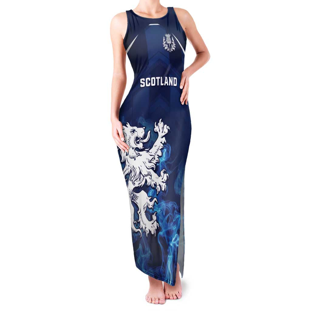 Scotland Rugby Custom Family Matching Tank Maxi Dress and Hawaiian Shirt Go Scottish Thistle Unique Style