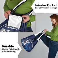Scotland Rugby Grocery Bag Go Scottish Thistle Unique Style
