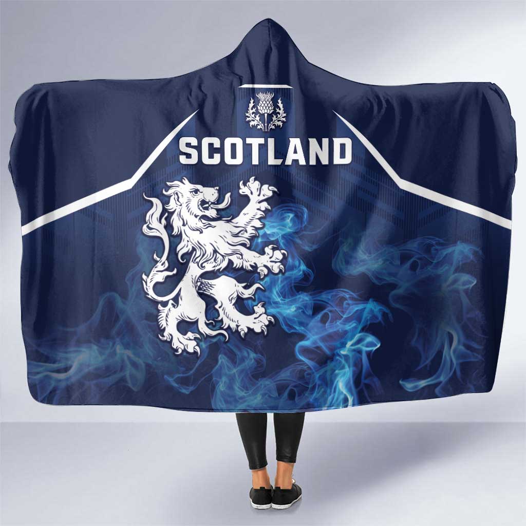 Scotland Rugby Hooded Blanket Go Scottish Thistle Unique Style