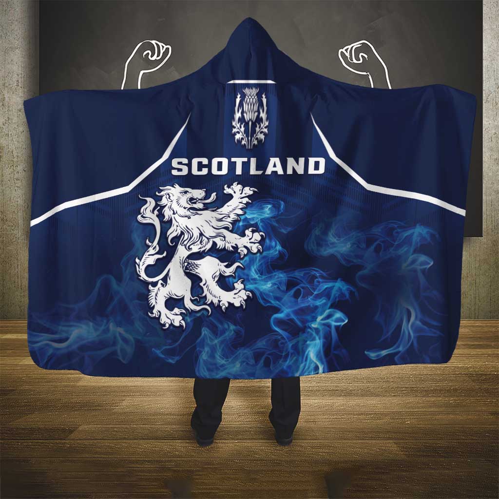 Scotland Rugby Hooded Blanket Go Scottish Thistle Unique Style