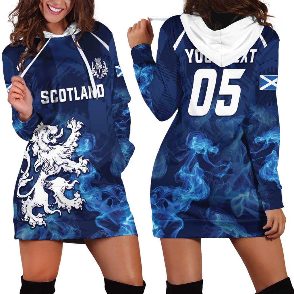 Scotland Rugby Custom Hoodie Dress Go Scottish Thistle Unique Style