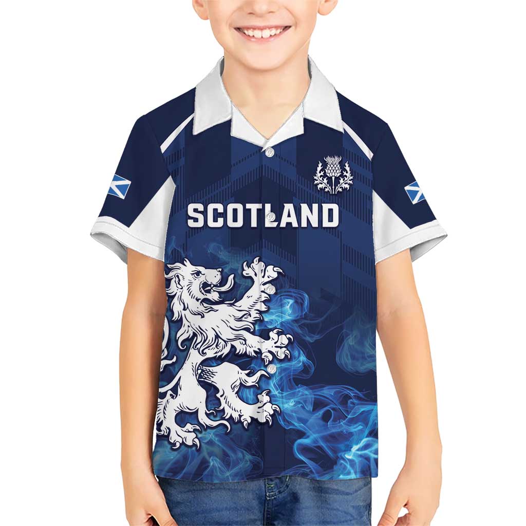 Scotland Rugby Custom Kid Hawaiian Shirt Go Scottish Thistle Unique Style