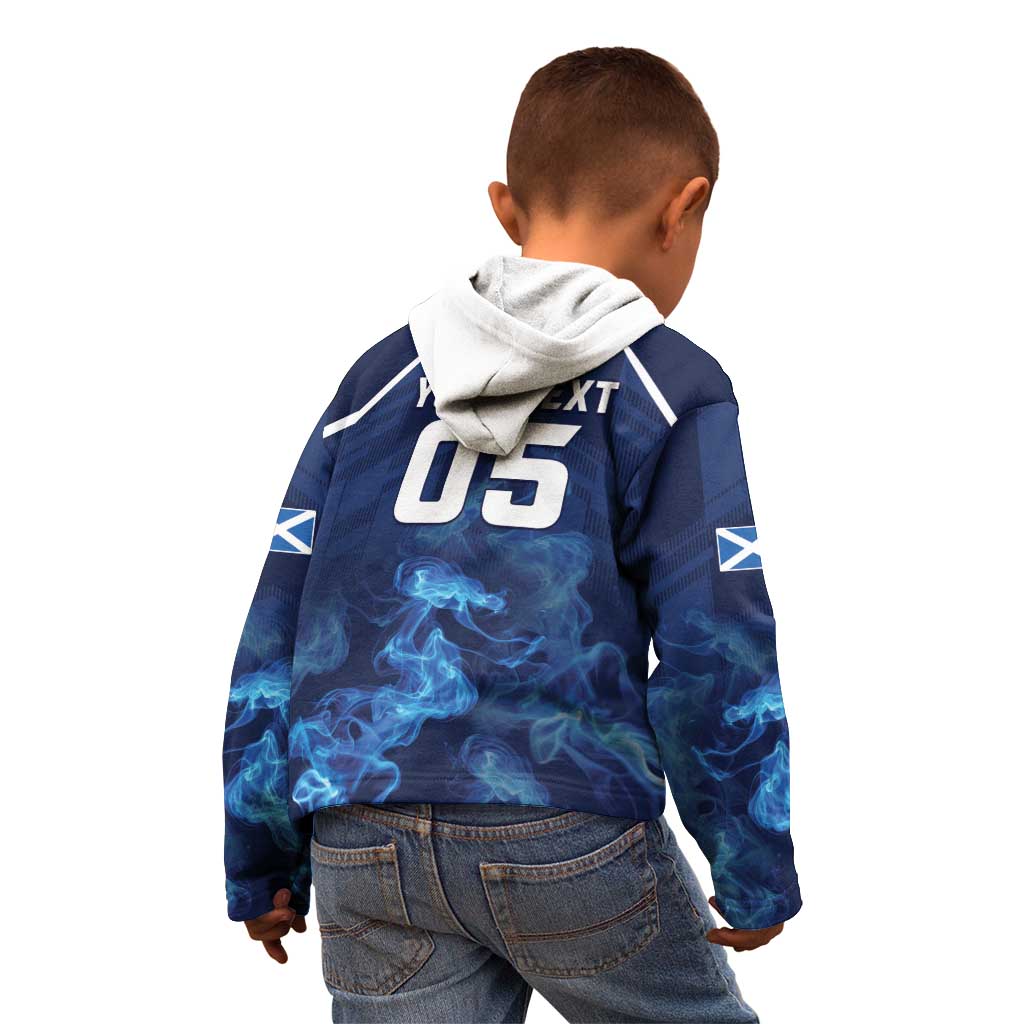 Scotland Rugby Custom Kid Hoodie Go Scottish Thistle Unique Style