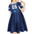 Scotland Rugby Custom Kid Short Sleeve Dress Go Scottish Thistle Unique Style
