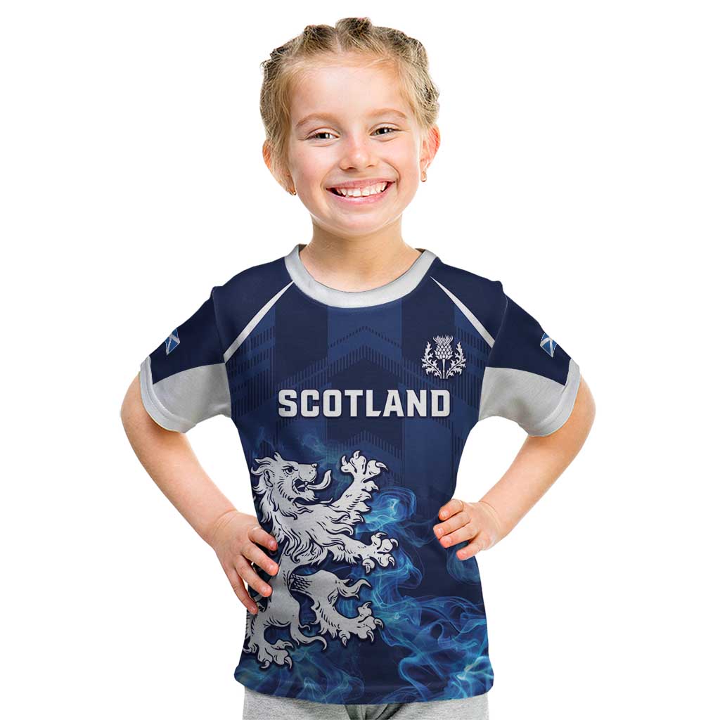 Scotland Rugby Custom Kid T Shirt Go Scottish Thistle Unique Style