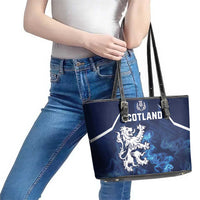 Scotland Rugby Leather Tote Bag Go Scottish Thistle Unique Style