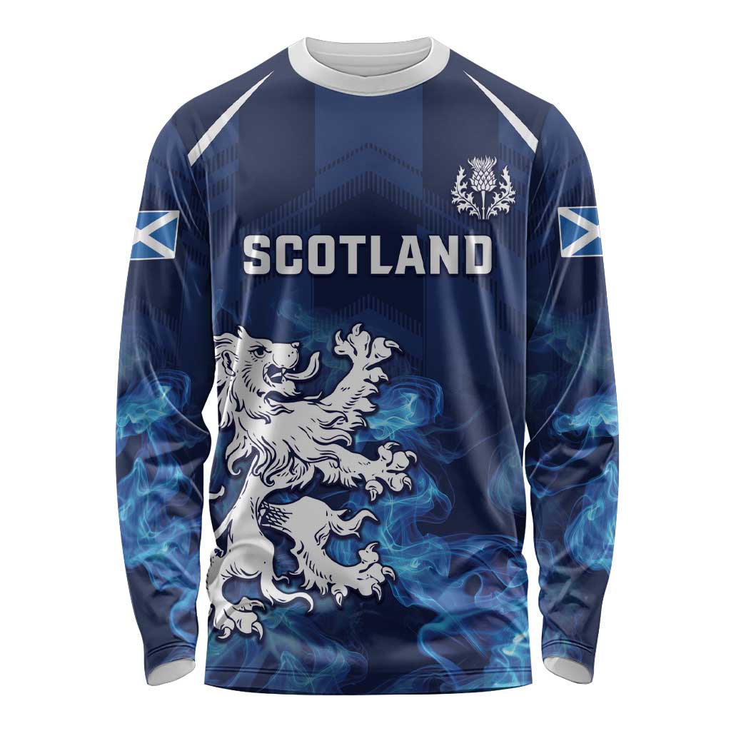 Scotland Rugby Custom Long Sleeve Shirt Go Scottish Thistle Unique Style