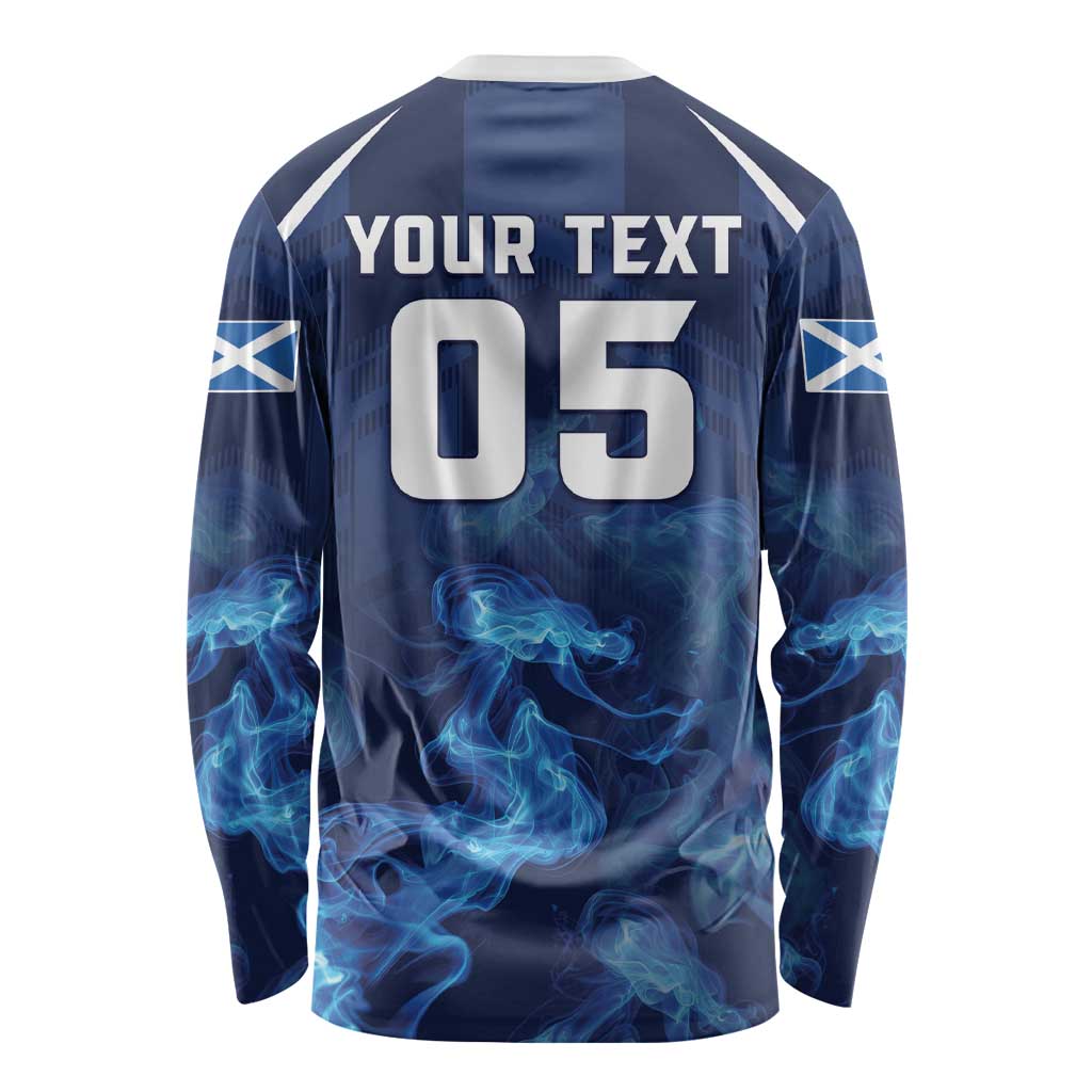 Scotland Rugby Custom Long Sleeve Shirt Go Scottish Thistle Unique Style