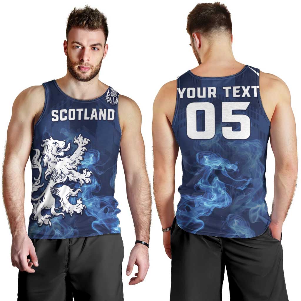 Scotland Rugby Custom Men Tank Top Go Scottish Thistle Unique Style