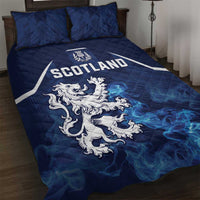 Scotland Rugby Quilt Bed Set Go Scottish Thistle Unique Style