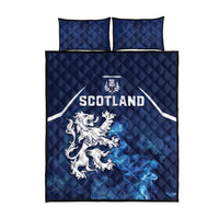 Scotland Rugby Quilt Bed Set Go Scottish Thistle Unique Style