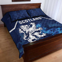Scotland Rugby Quilt Bed Set Go Scottish Thistle Unique Style