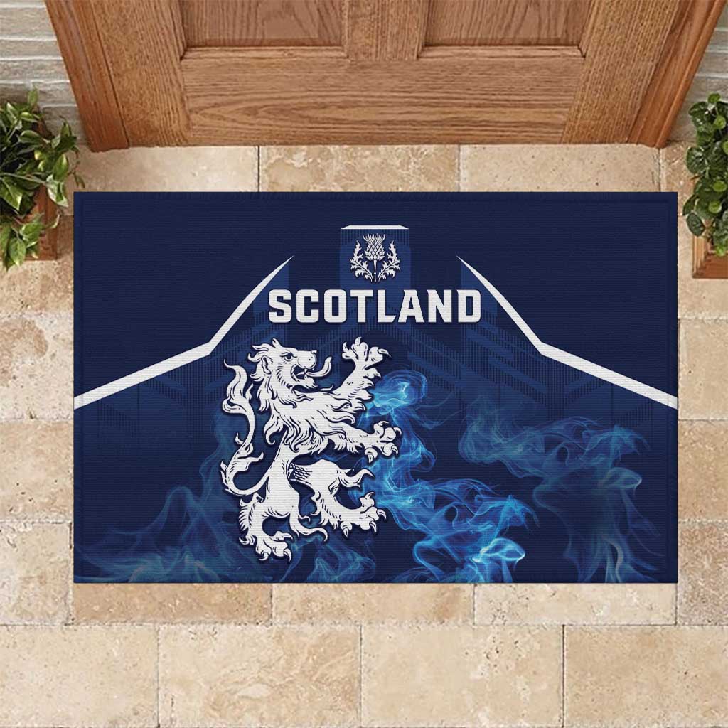 Scotland Rugby Rubber Doormat Go Scottish Thistle Unique Style