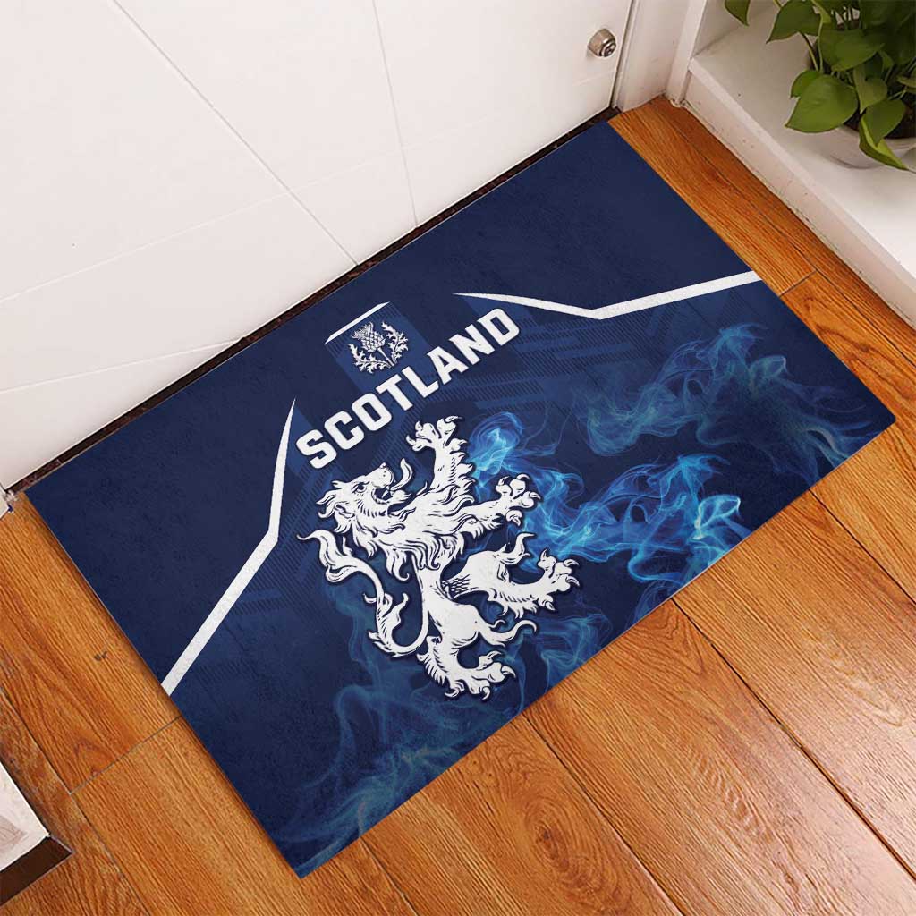 Scotland Rugby Rubber Doormat Go Scottish Thistle Unique Style