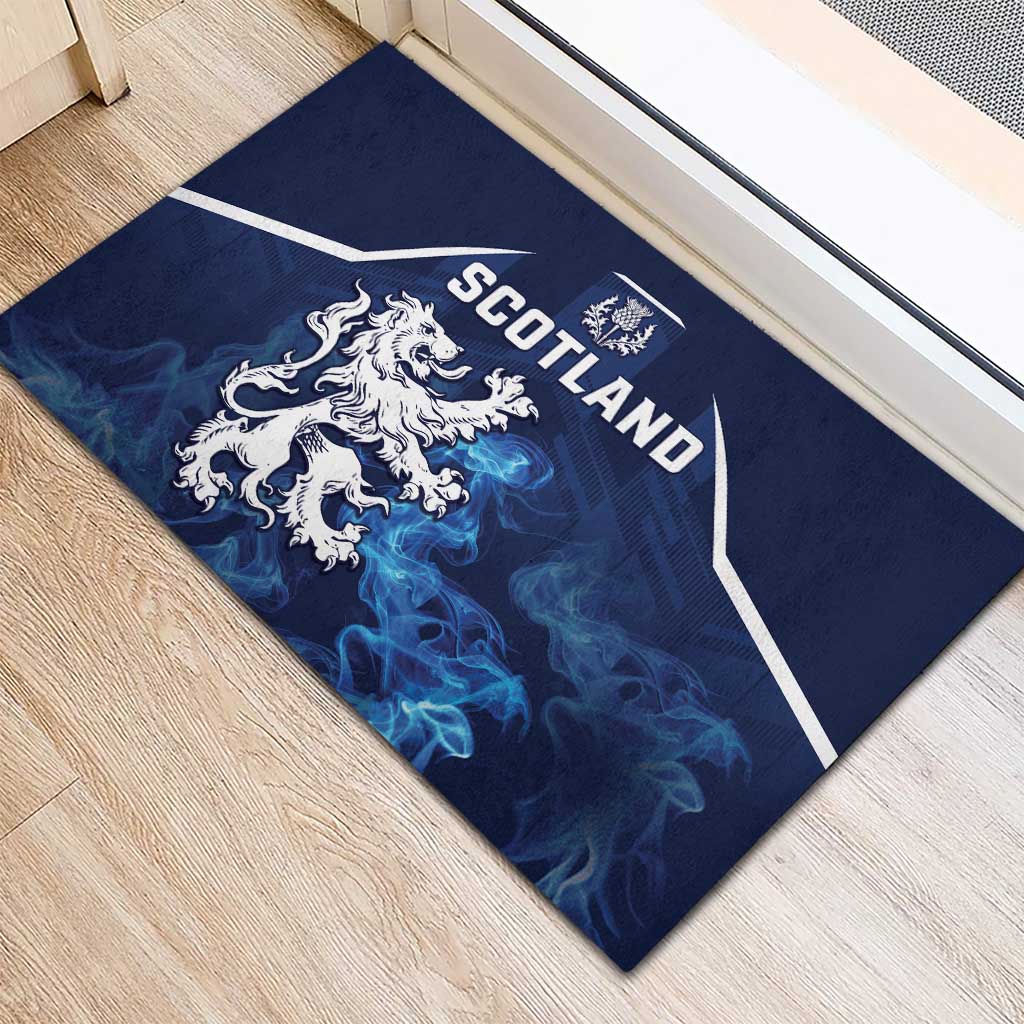 Scotland Rugby Rubber Doormat Go Scottish Thistle Unique Style