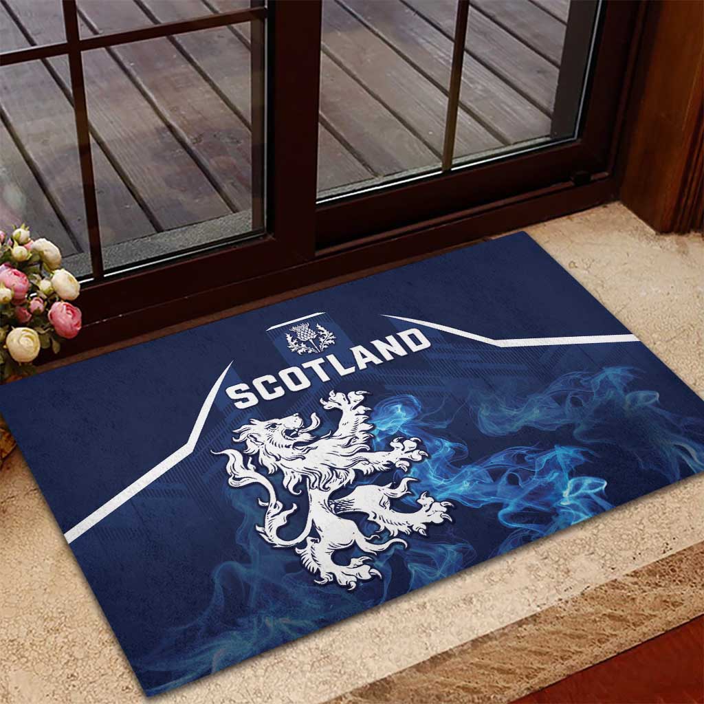 Scotland Rugby Rubber Doormat Go Scottish Thistle Unique Style