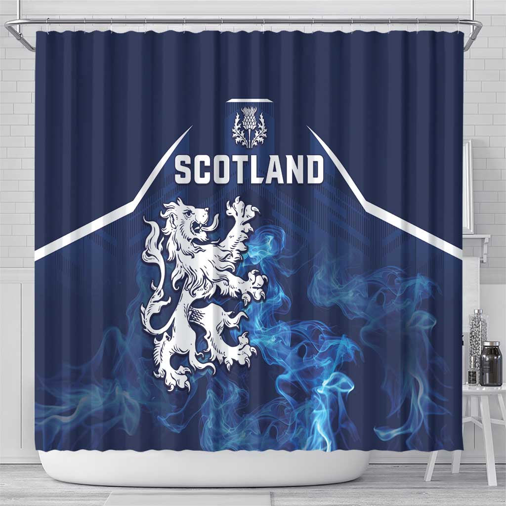 Scotland Rugby Shower Curtain Go Scottish Thistle Unique Style