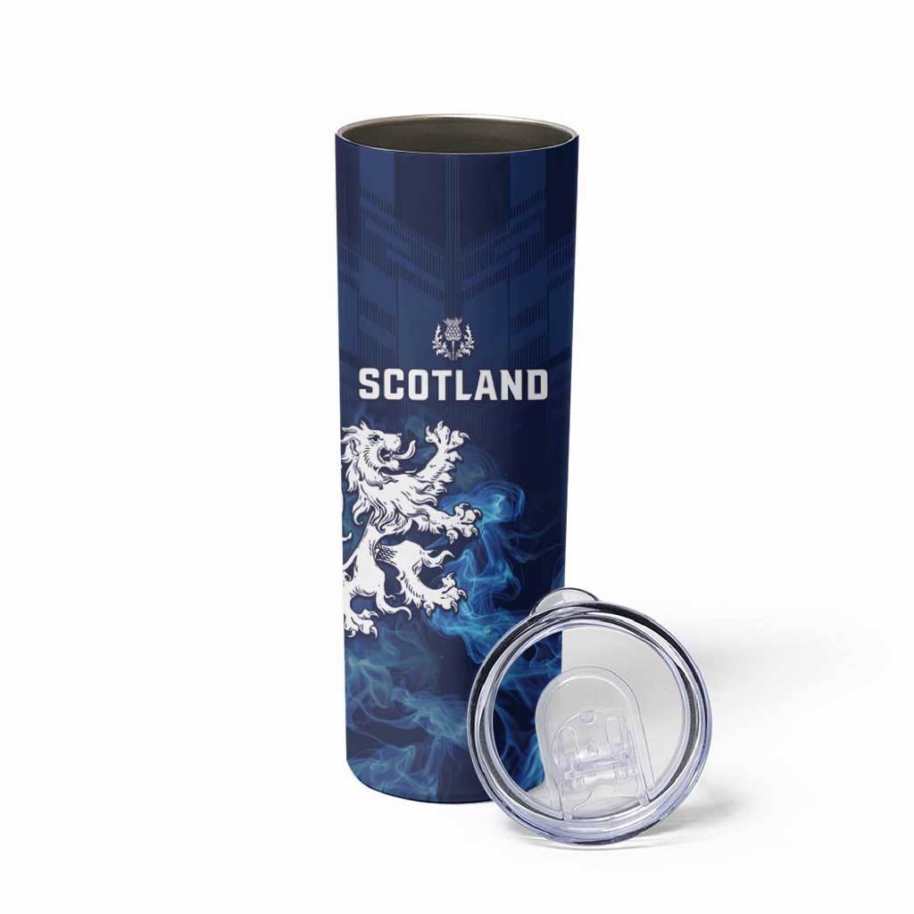 Scotland Rugby Custom Skinny Tumbler Go Scottish Thistle Unique Style
