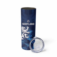 Scotland Rugby Custom Skinny Tumbler Go Scottish Thistle Unique Style