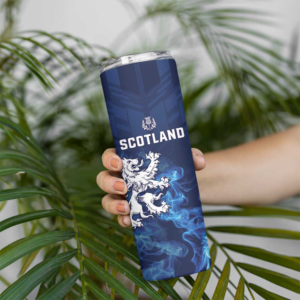 Scotland Rugby Custom Skinny Tumbler Go Scottish Thistle Unique Style