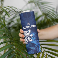 Scotland Rugby Custom Skinny Tumbler Go Scottish Thistle Unique Style