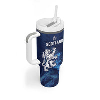 Scotland Rugby Custom Tumbler With Handle Go Scottish Thistle Unique Style