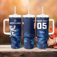 Scotland Rugby Custom Tumbler With Handle Go Scottish Thistle Unique Style