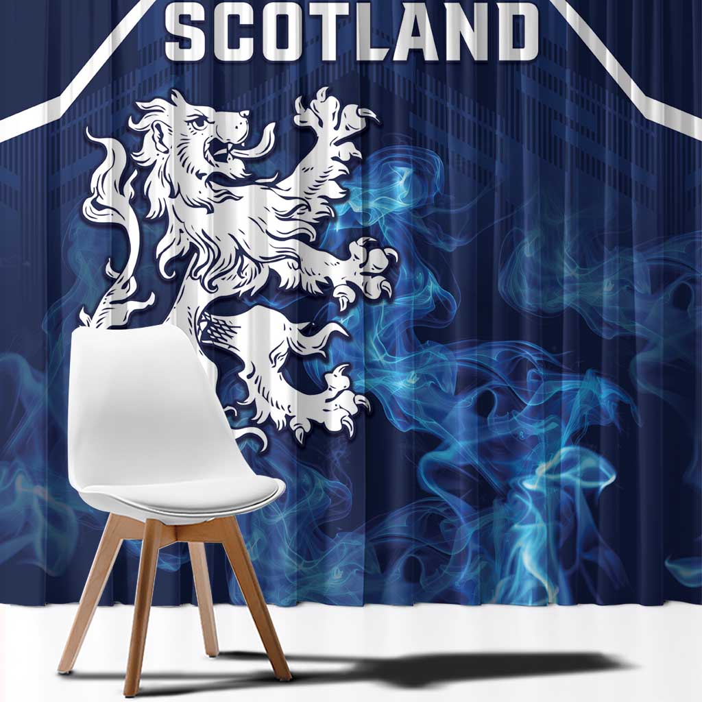 Scotland Rugby Window Curtain Go Scottish Thistle Unique Style