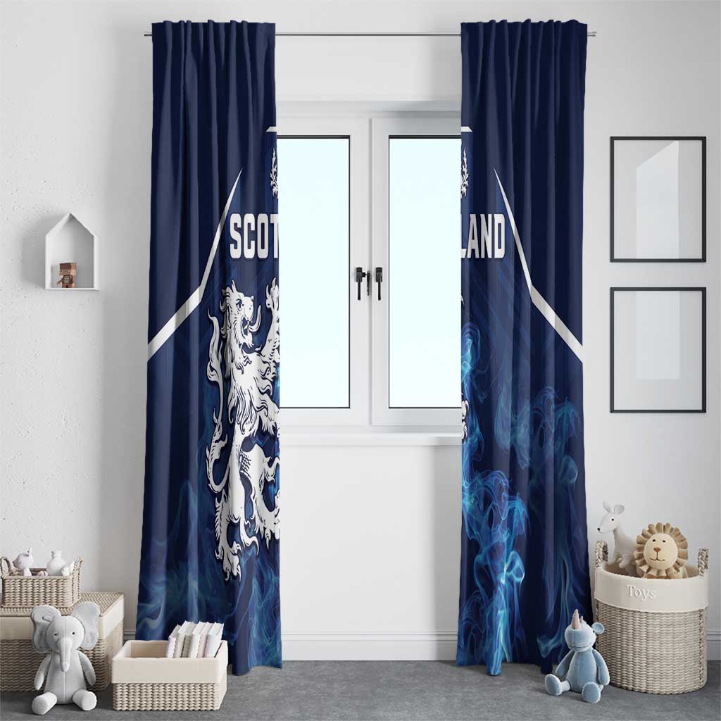 Scotland Rugby Window Curtain Go Scottish Thistle Unique Style