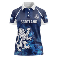 Scotland Rugby Custom Women Polo Shirt Go Scottish Thistle Unique Style