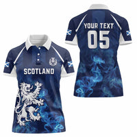 Scotland Rugby Custom Women Polo Shirt Go Scottish Thistle Unique Style