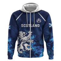 Scotland Rugby Custom Zip Hoodie Go Scottish Thistle Unique Style