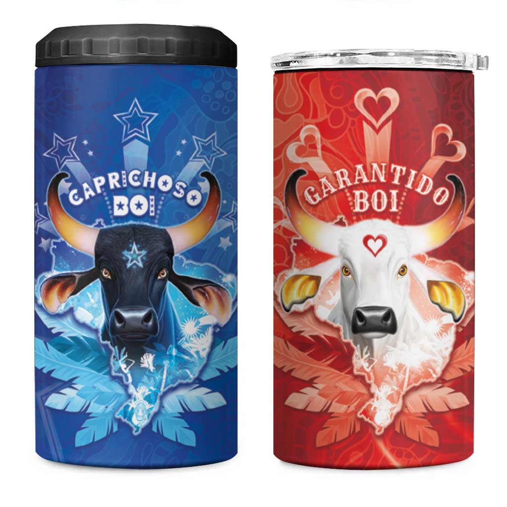 Personalized Brazil Folklore Festival 4 in 1 Can Cooler Tumbler Boi Bumba - Wonder Print Shop