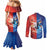 Personalized Brazil Folklore Festival Couples Matching Mermaid Dress and Long Sleeve Button Shirt Boi Bumba - Wonder Print Shop