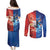 Personalized Brazil Folklore Festival Couples Matching Puletasi and Long Sleeve Button Shirt Boi Bumba - Wonder Print Shop