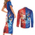 Personalized Brazil Folklore Festival Couples Matching Short Sleeve Bodycon Dress and Long Sleeve Button Shirt Boi Bumba - Wonder Print Shop