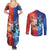 Personalized Brazil Folklore Festival Couples Matching Summer Maxi Dress and Long Sleeve Button Shirt Boi Bumba - Wonder Print Shop