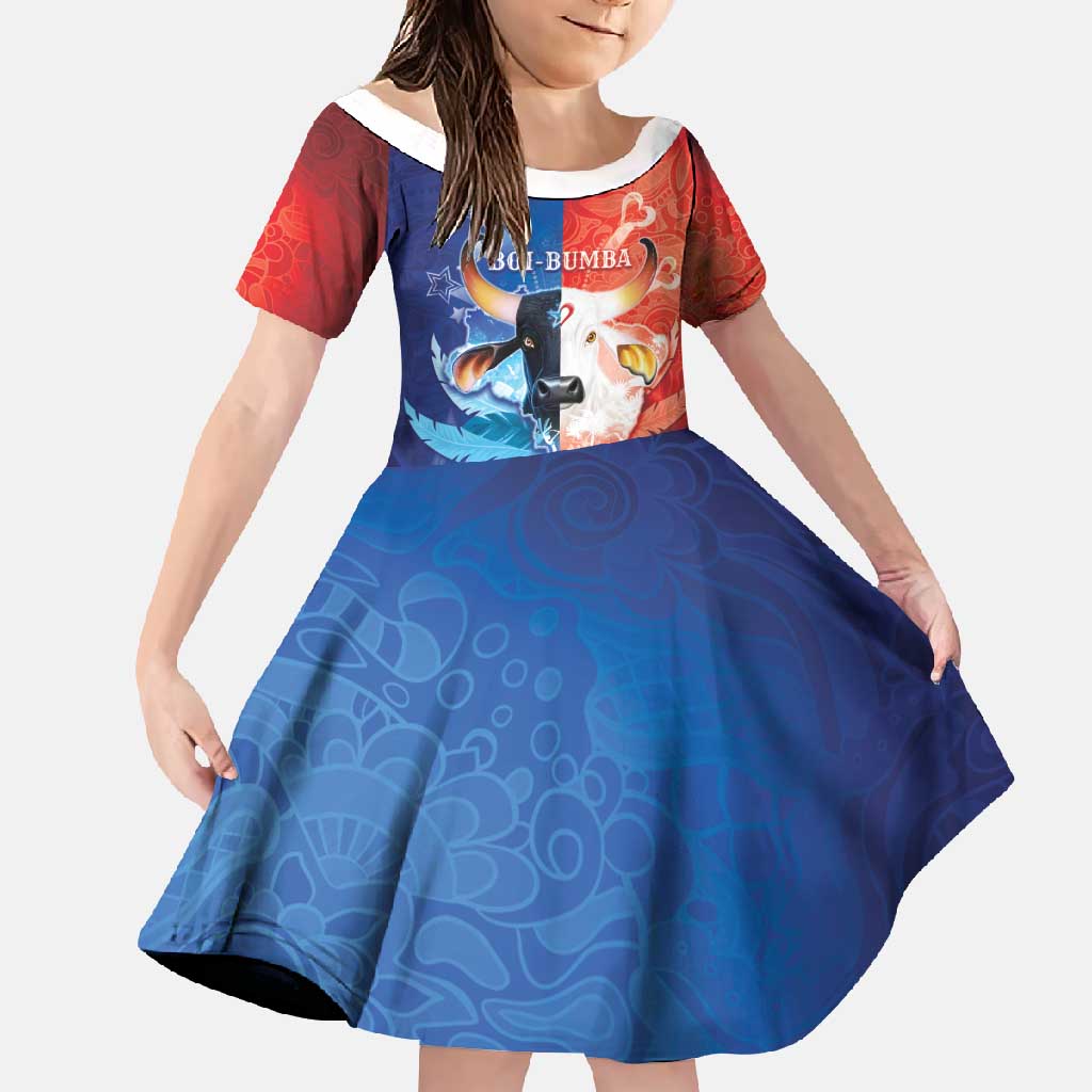 Personalized Brazil Folklore Festival Family Matching Off Shoulder Maxi Dress and Hawaiian Shirt Boi Bumba - Wonder Print Shop