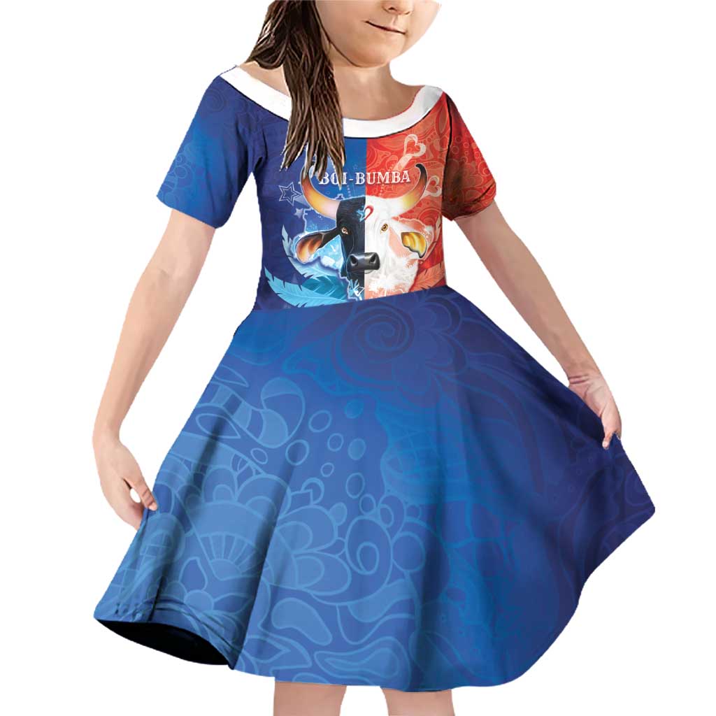 Personalized Brazil Folklore Festival Family Matching Off Shoulder Short Dress and Hawaiian Shirt Boi Bumba - Wonder Print Shop