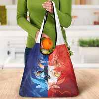 Brazil Folklore Festival Grocery Bag Boi Bumba - Wonder Print Shop