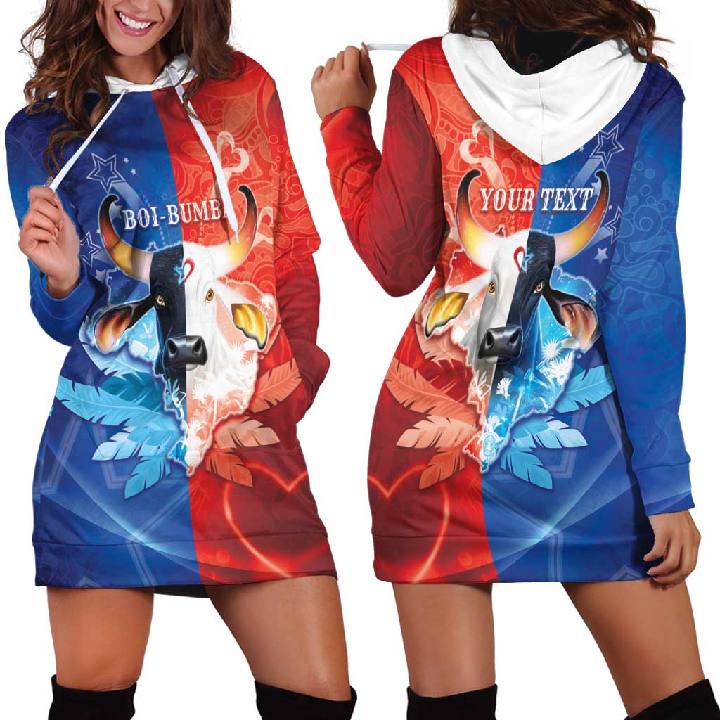 Personalized Brazil Folklore Festival Hoodie Dress Boi Bumba - Wonder Print Shop