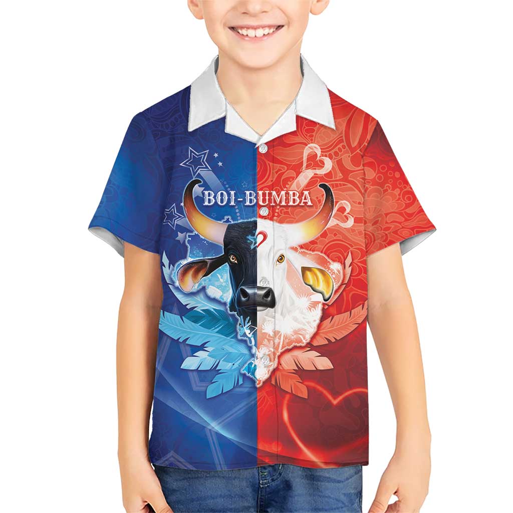 Personalized Brazil Folklore Festival Kid Hawaiian Shirt Boi Bumba - Wonder Print Shop