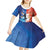 Personalized Brazil Folklore Festival Kid Short Sleeve Dress Boi Bumba - Wonder Print Shop