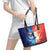Brazil Folklore Festival Leather Tote Bag Boi Bumba - Wonder Print Shop
