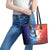 Brazil Folklore Festival Leather Tote Bag Boi Bumba - Wonder Print Shop