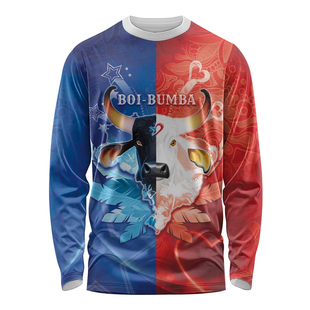 Personalized Brazil Folklore Festival Long Sleeve Shirt Boi Bumba - Wonder Print Shop