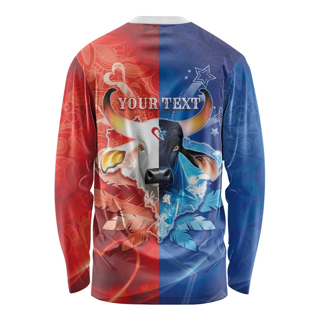 Personalized Brazil Folklore Festival Long Sleeve Shirt Boi Bumba - Wonder Print Shop