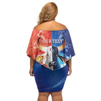 Personalized Brazil Folklore Festival Off Shoulder Short Dress Boi Bumba - Wonder Print Shop
