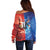 Personalized Brazil Folklore Festival Off Shoulder Sweater Boi Bumba - Wonder Print Shop